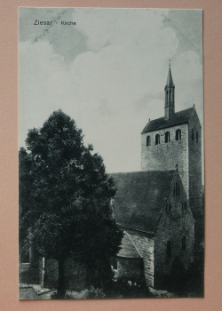 Ansichtskarte AK Ziesar 1910-1920 Kirche Turm Gebäude Architektur Ortsansicht Brandenburg